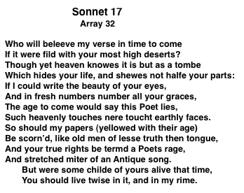 sonnet examples